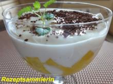Dessert:   HONIGANANAS + VANILLEJOGHURT - Rezept