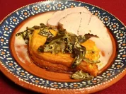 Schweinskarree mit Anis, dazu Maiskuchen - Rezept