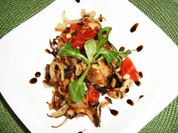 Aubergin-Tomatensalat - Rezept