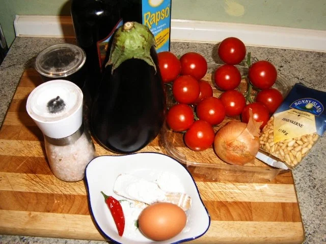 Aubergin-Tomatensalat - Rezept - Bild Nr. 2