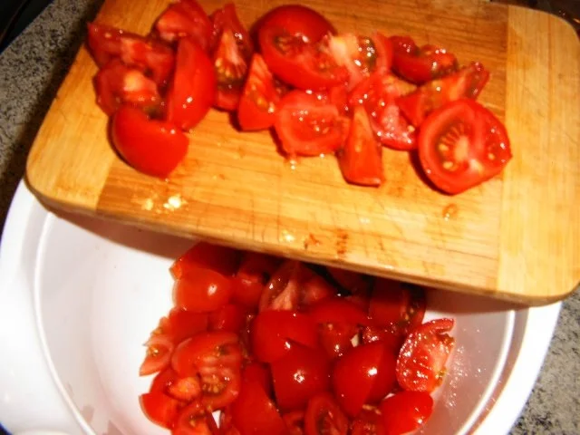 Aubergin-Tomatensalat - Rezept - Bild Nr. 4