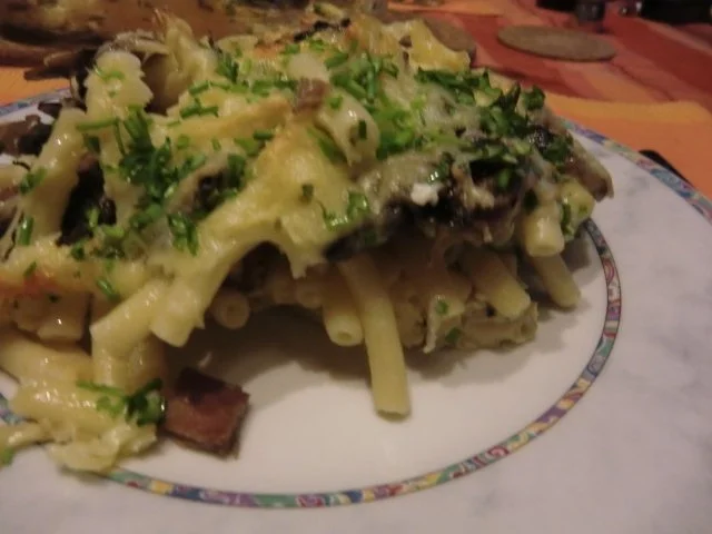 Rezept: Maccaroniauflauf mit Schinken und Champignons Bild Nr. 4 Maccaroniauflauf mit Schinken und Champignons - Rezept - Bild Nr. 4