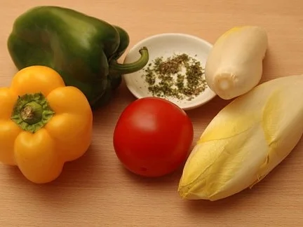 Feiner Feierabendsalat mit Chicoree - leicht und lecker - Rezept - Bild Nr. 2