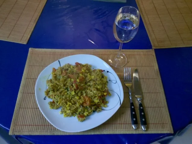 Rezept: Reis: Thai-Curry-Pfanne â la Gudrun - extrascharf! Reis: Thai-Curry-Pfanne â la Gudrun - extrascharf! - Rezept