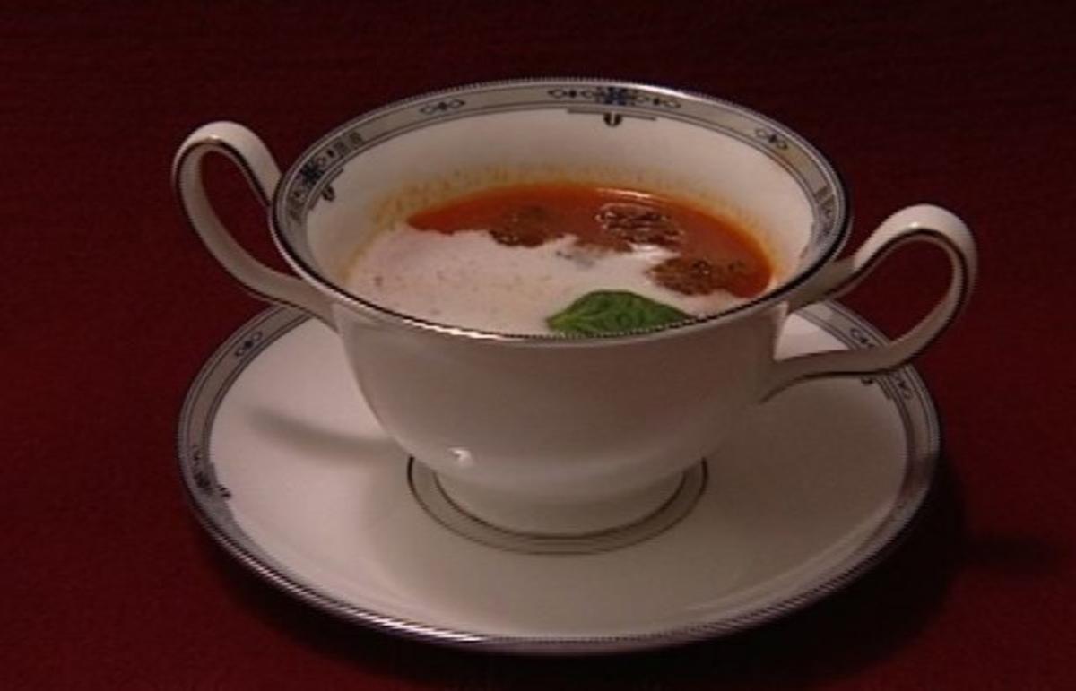 Mediterrane Tomatencrèmesuppe (Willi Lemke) - Rezept