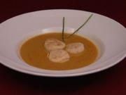 Gelbe Suppe mit Jakobsmuscheln (Petra Neftel) - Rezept