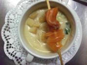 Blumenkohlsuppe mit gebeiztem Lachs - Rezept