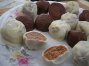 Weiches Karamel mit Schokoüberzug - Rezept