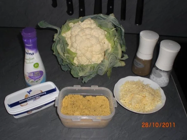 Blumenkohl in Käsesahnesoße überbacken - Rezept - Bild Nr. 2