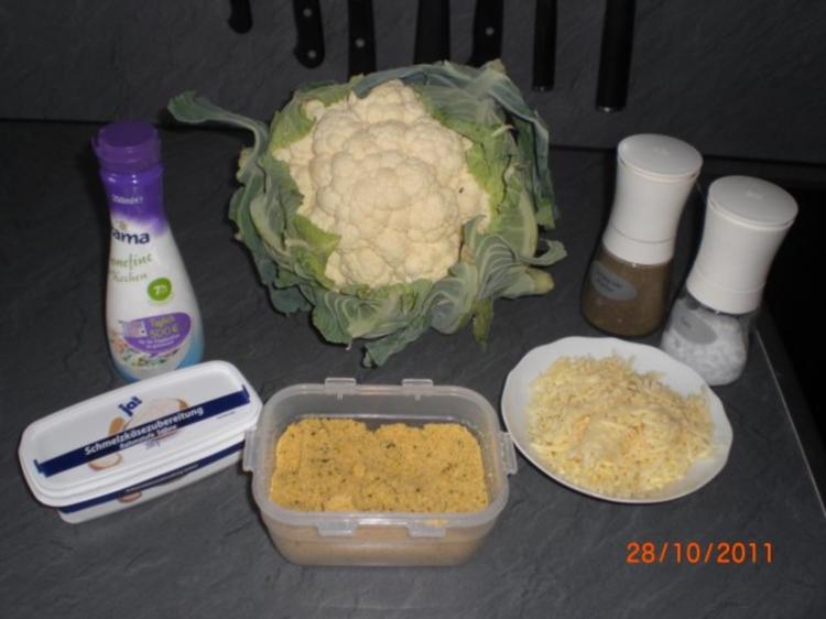 Blumenkohl in Käsesahnesoße überbacken - einfach - von Oparoli