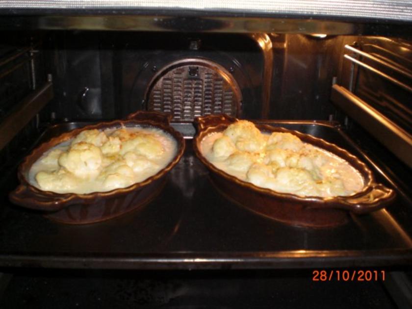 Blumenkohl in Käsesahnesoße überbacken - einfach - von Oparoli