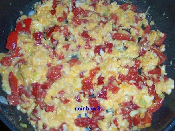 Kochen: Rührei mit Paprika - Rezept - Bild Nr. 2