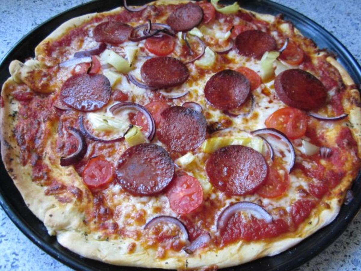 Bilder für Pizza Pizza wie ich sie in der Slowakei gegessen habe - Rezept