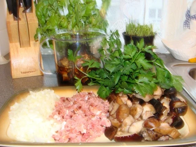 Nudeln : Steinpilzragout mit Bandnudeln - Rezept - Bild Nr. 3