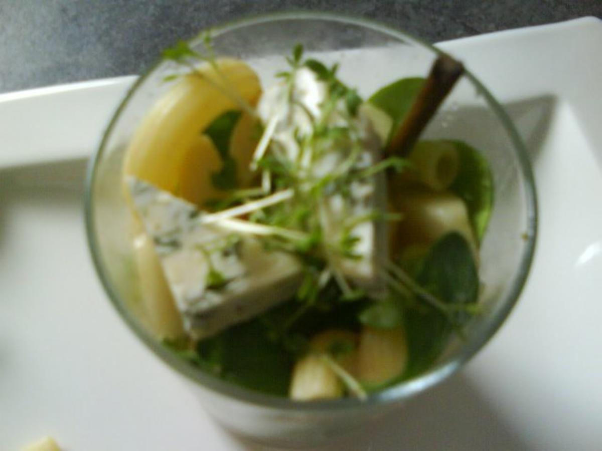 Feldsalat mit Roquefort und Birnen - Rezept - Bild Nr. 2