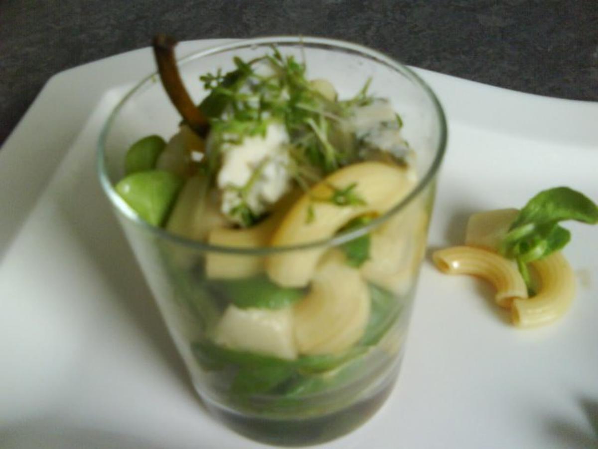 Feldsalat mit Roquefort und Birnen - Rezept - Bild Nr. 3