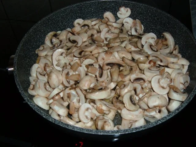 Blätterteig : Tarte mit Champignons und Käse - Rezept - Bild Nr. 4