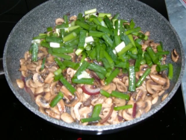 Blätterteig : Tarte mit Champignons und Käse - Rezept - Bild Nr. 6