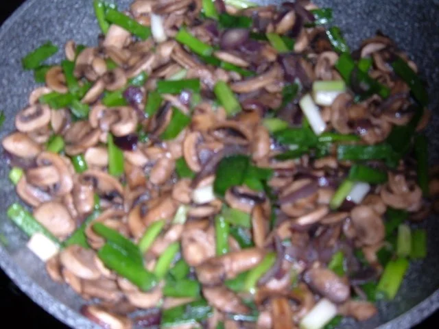 Blätterteig : Tarte mit Champignons und Käse - Rezept - Bild Nr. 7