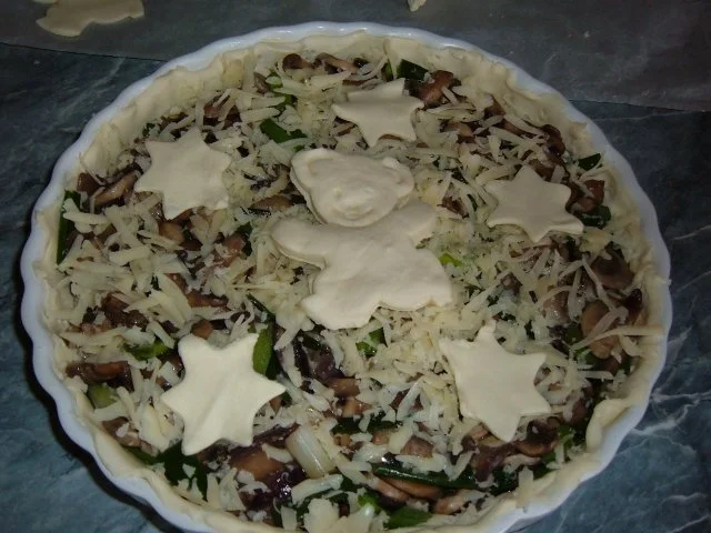 Blätterteig : Tarte mit Champignons und Käse - Rezept - Bild Nr. 12