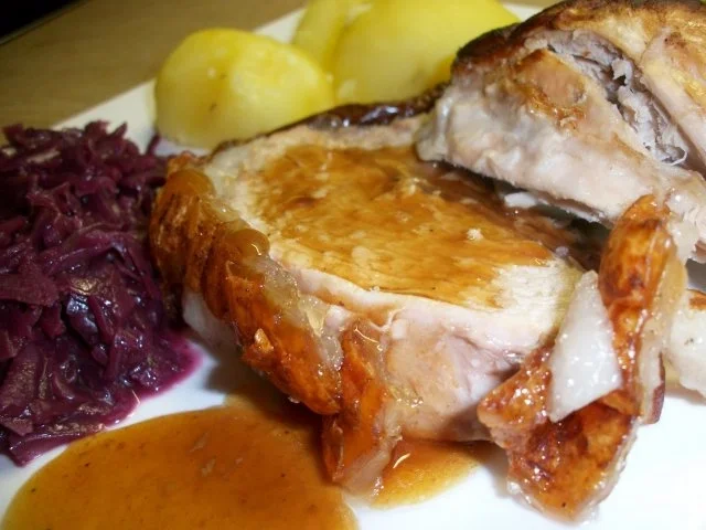 Rezept: Schweine Schinkenkrustenbraten mit selbst Zubereiteten Soßenfond Bild Nr. 2 Schweine Schinkenkrustenbraten mit selbst Zubereiteten Soßenfond - Rezept - Bild Nr. 2
