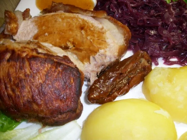 Rezept: Schweine Schinkenkrustenbraten mit selbst Zubereiteten Soßenfond Bild Nr. 4 Schweine Schinkenkrustenbraten mit selbst Zubereiteten Soßenfond - Rezept - Bild Nr. 4