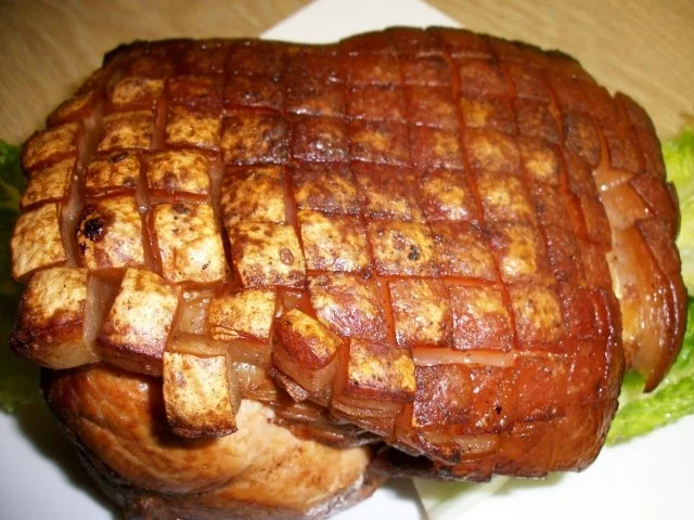 Rezept: Schweine Schinkenkrustenbraten mit selbst Zubereiteten Soßenfond Bild Nr. 9 Schweine Schinkenkrustenbraten mit selbst Zubereiteten Soßenfond - Rezept - Bild Nr. 9