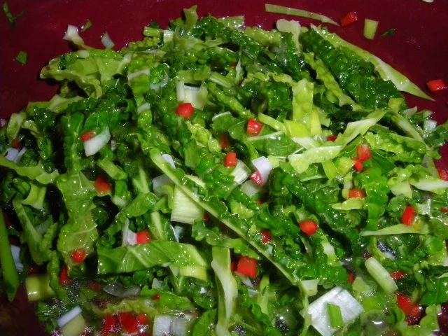 Gegrillte Blutwurst mit Gurkengemüse - Rezept - Bild Nr. 2