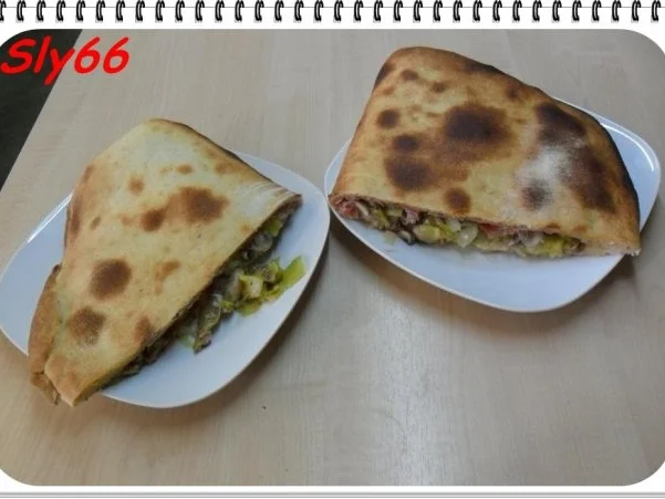 Pizza:Calzone di Verdura con Tonno - Rezept