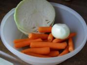Karottensalat mit weißkraut - Rezept