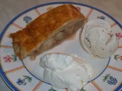 Birnenapfelmusstrudel - Rezept