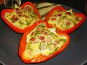 Paprikaschiffchen aus dem Ofen - Rezept