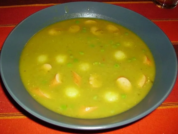 Schnelle Erbsensuppe - Rezept