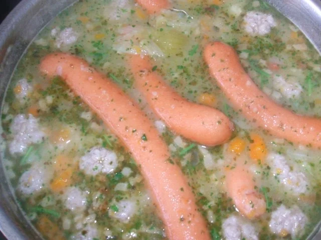 Rezept: Kartoffell - Eintopf mit Wienerle Kartoffell - Eintopf mit Wienerle - Rezept