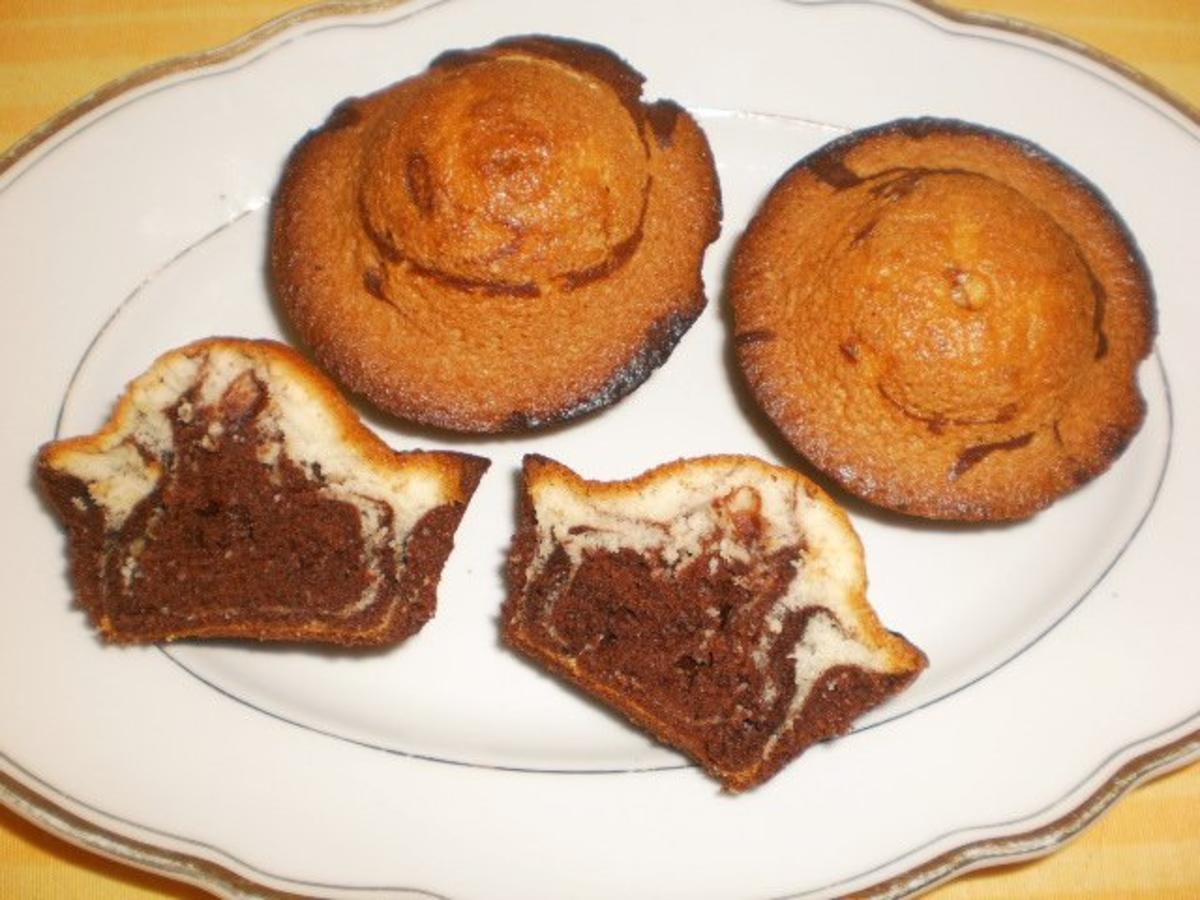 Bilder für Zebra-Muffins - Rezept