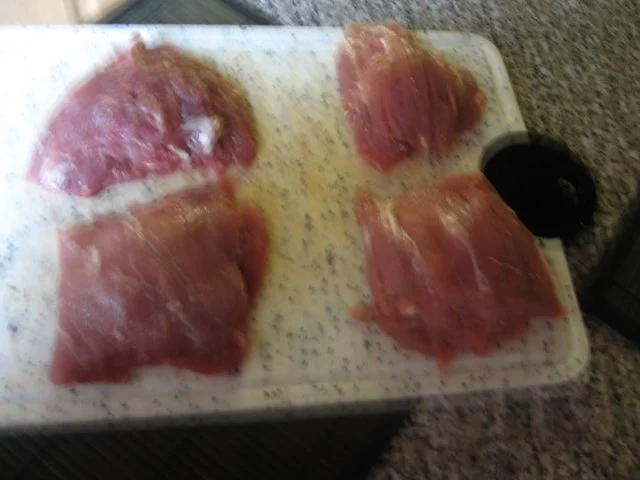 Piccata - gefüllt - mit Tomaten-Olivensoße - Rezept - Bild Nr. 6