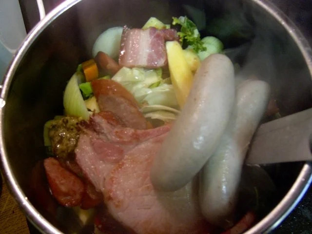 Kesselfleisch mit Kohlgemüse - Rezept