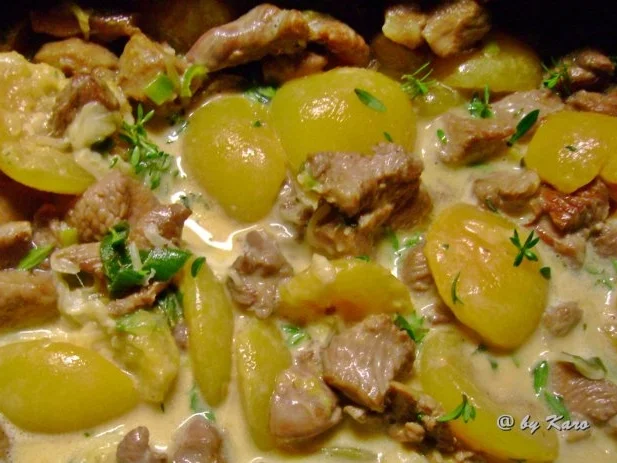 Geflügel: Marinierte Thymian Putenwürfel mit Aprikosen - Rezept - Bild Nr. 5