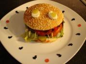 Halloween Burger - Rezept