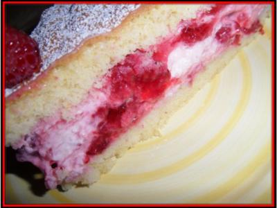 Rezept: Himbeer-Torte Himbeer-Torte - Rezept