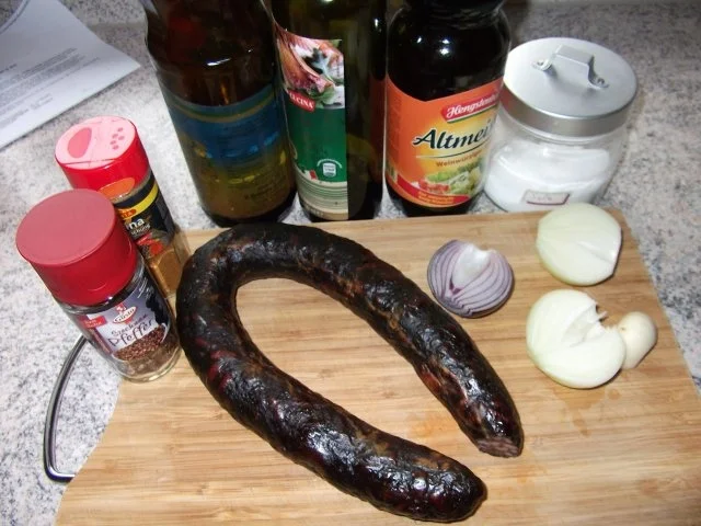 Schwarzer-Speckwurtsalat Dieter´s Art - Rezept - Bild Nr. 2