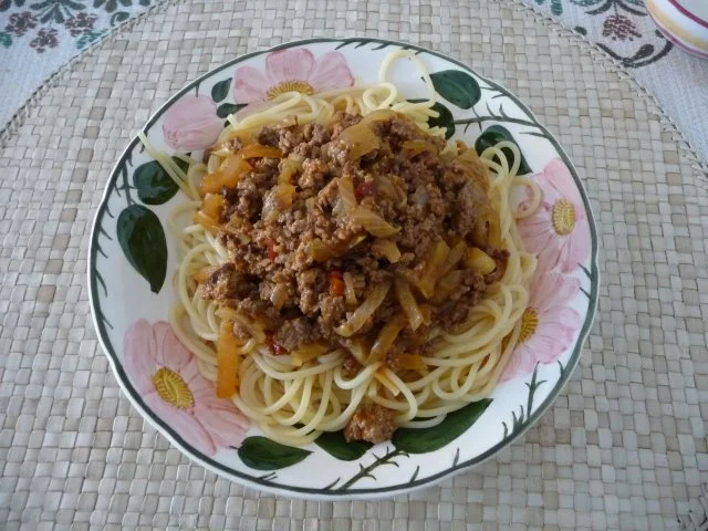 Hackfleisch : Scharfes Zwiebelhackfleisch - Rezept