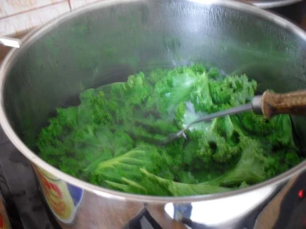 Grünkohl-karotteneintopf mit Kassler und Salzkartoffel - Rezept - Bild Nr. 5