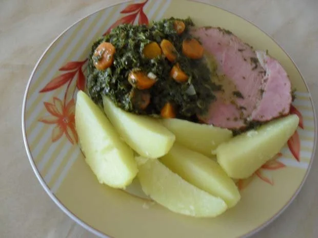 Grünkohl-karotteneintopf mit Kassler und Salzkartoffel - Rezept - Bild Nr. 10