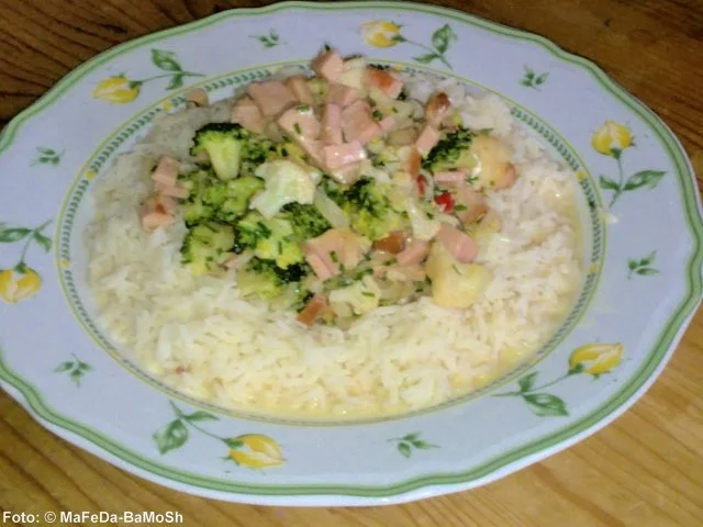 Herzhaftes Leberkäse-Ragout - Rezept