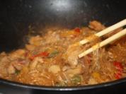 Glasnudeln mit Pute - Rezept