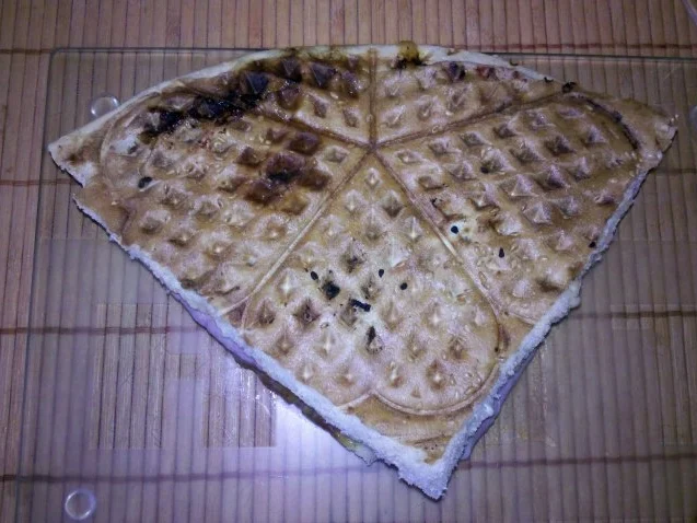 Abendbrot: Pide/türkisches belegtes Fladenbrot aus dem Waffeleisen - Rezept - Bild Nr. 11