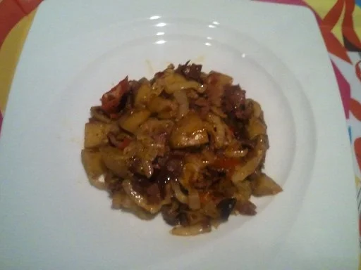 Rezept: Chinesisches Restepfannerl pikant Chinesisches Restepfannerl pikant - Rezept