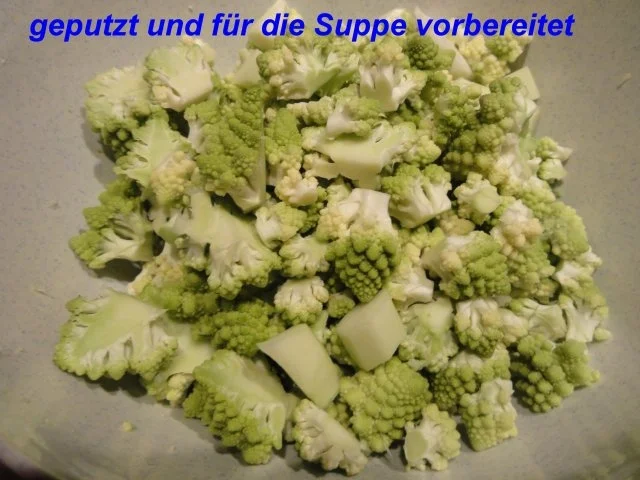 Suppe:     ROMANESCO - RAHM - Rezept - Bild Nr. 3