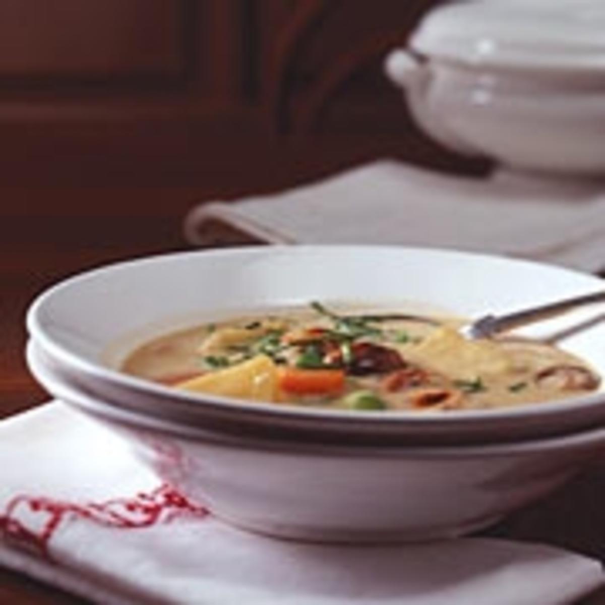 Erdäpfelsuppe - Rezept